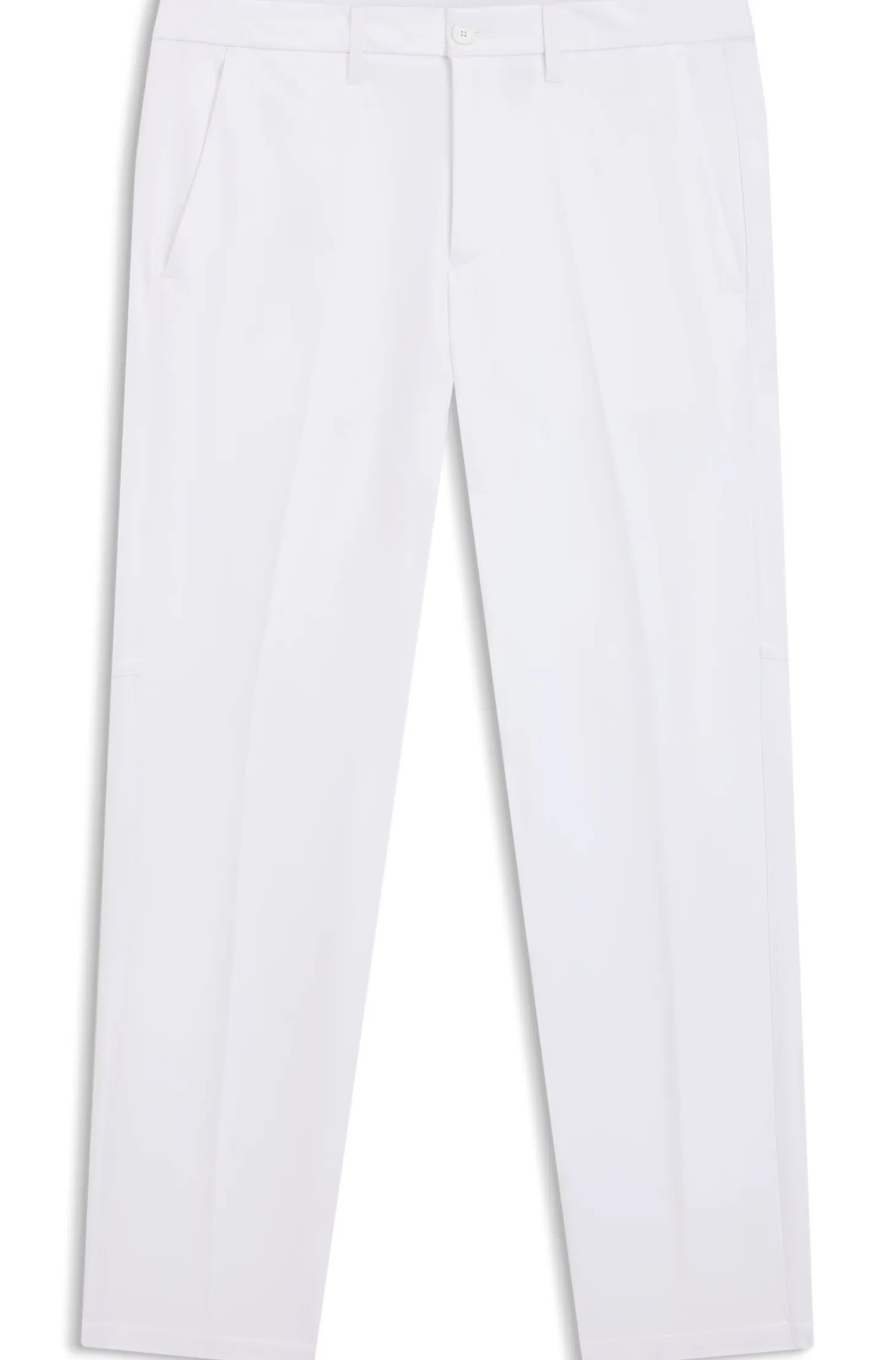 Slim-fit technical trousers with four-way stretch
