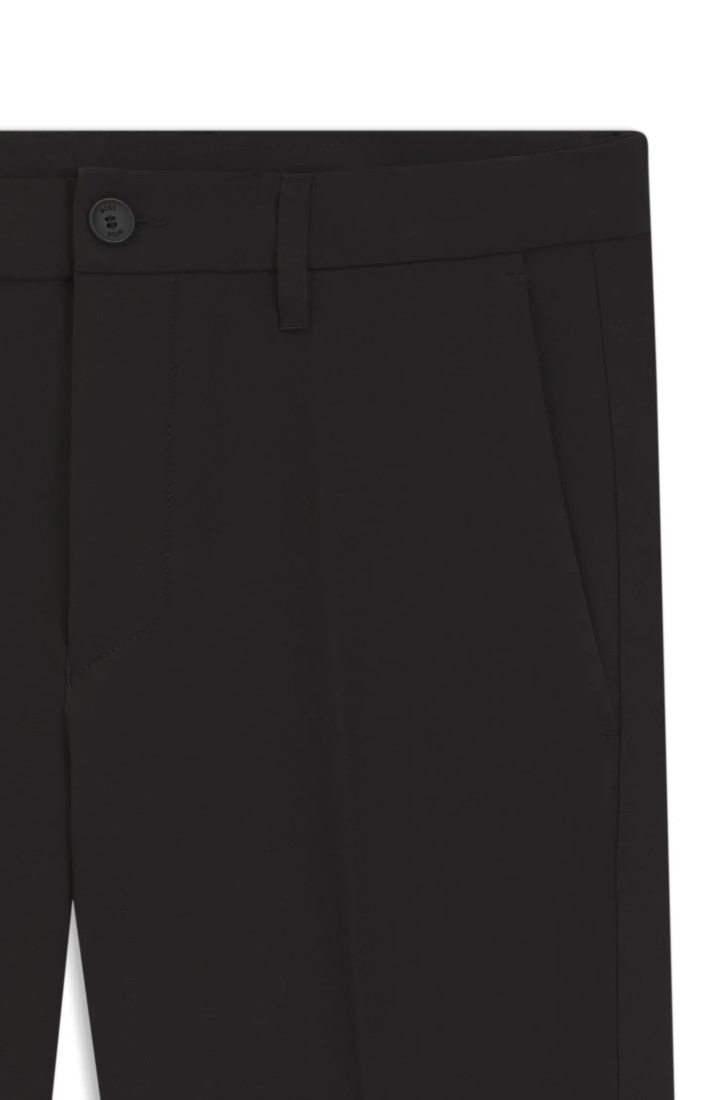 Slim-fit technical trousers with four-way stretch