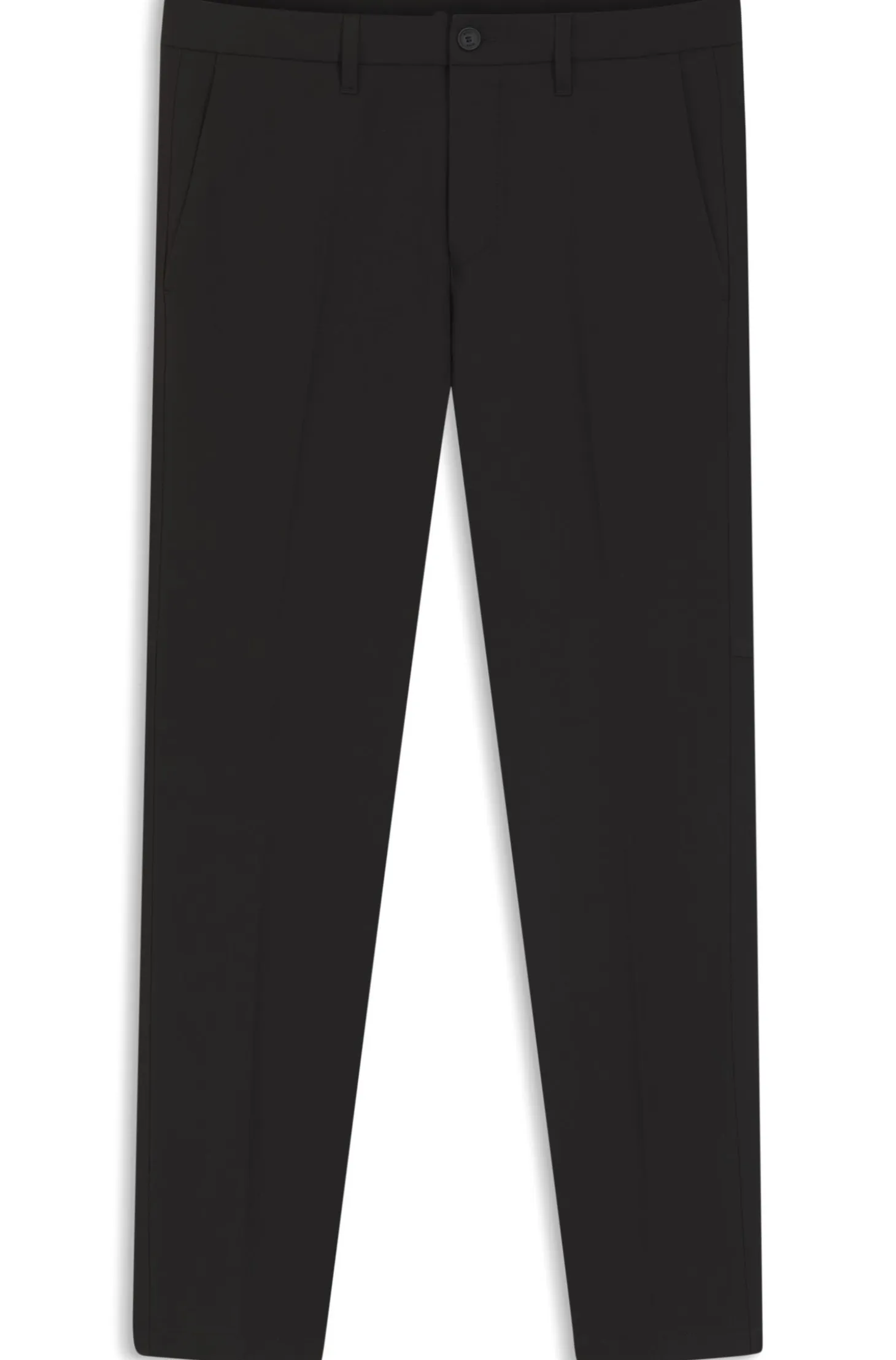Slim-fit technical trousers with four-way stretch
