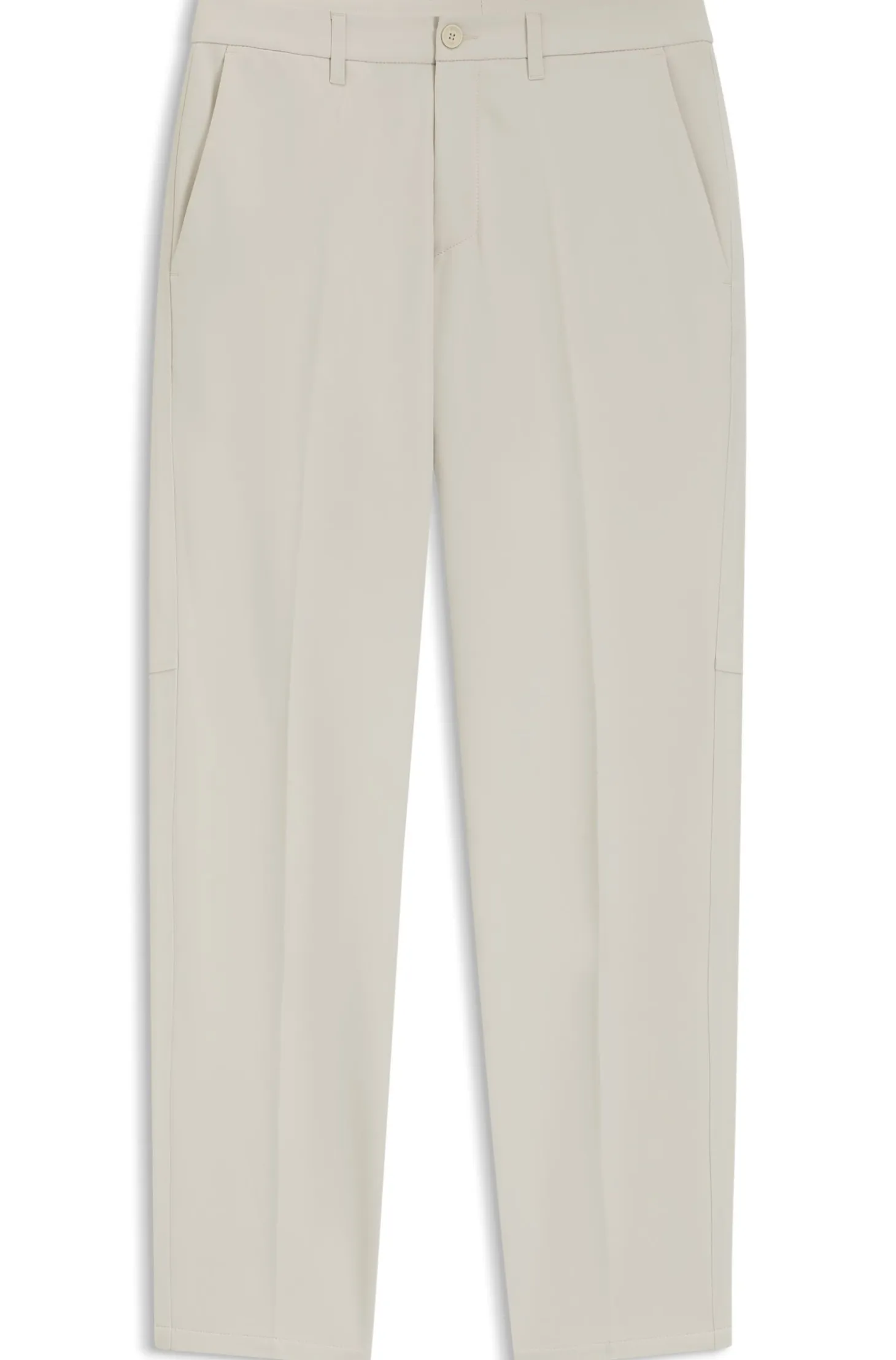 Slim-fit technical trousers with four-way stretch