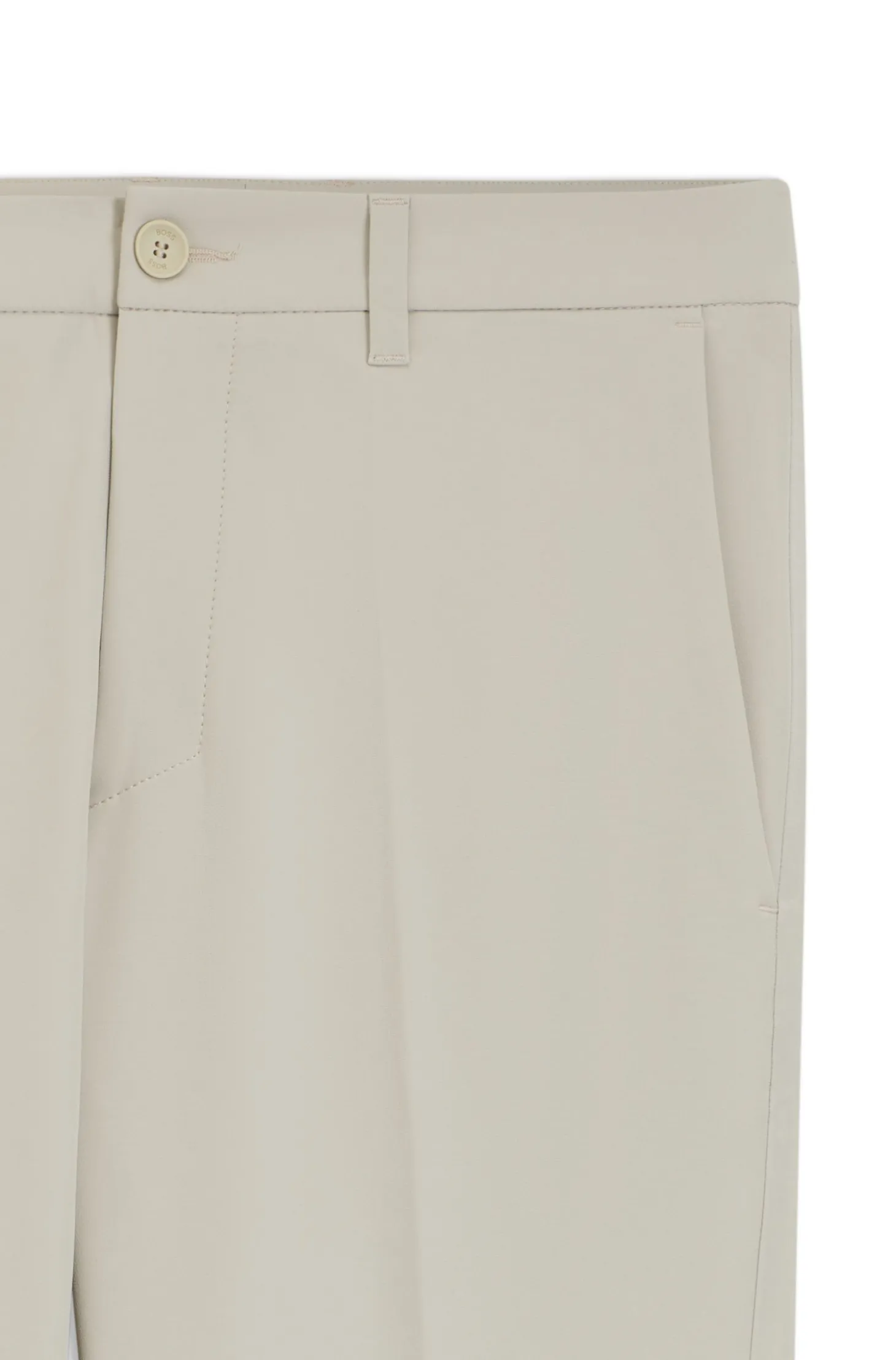 Slim-fit technical trousers with four-way stretch