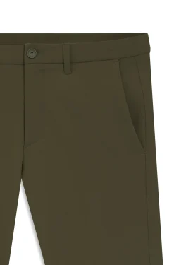 Slim-fit technical trousers with four-way stretch