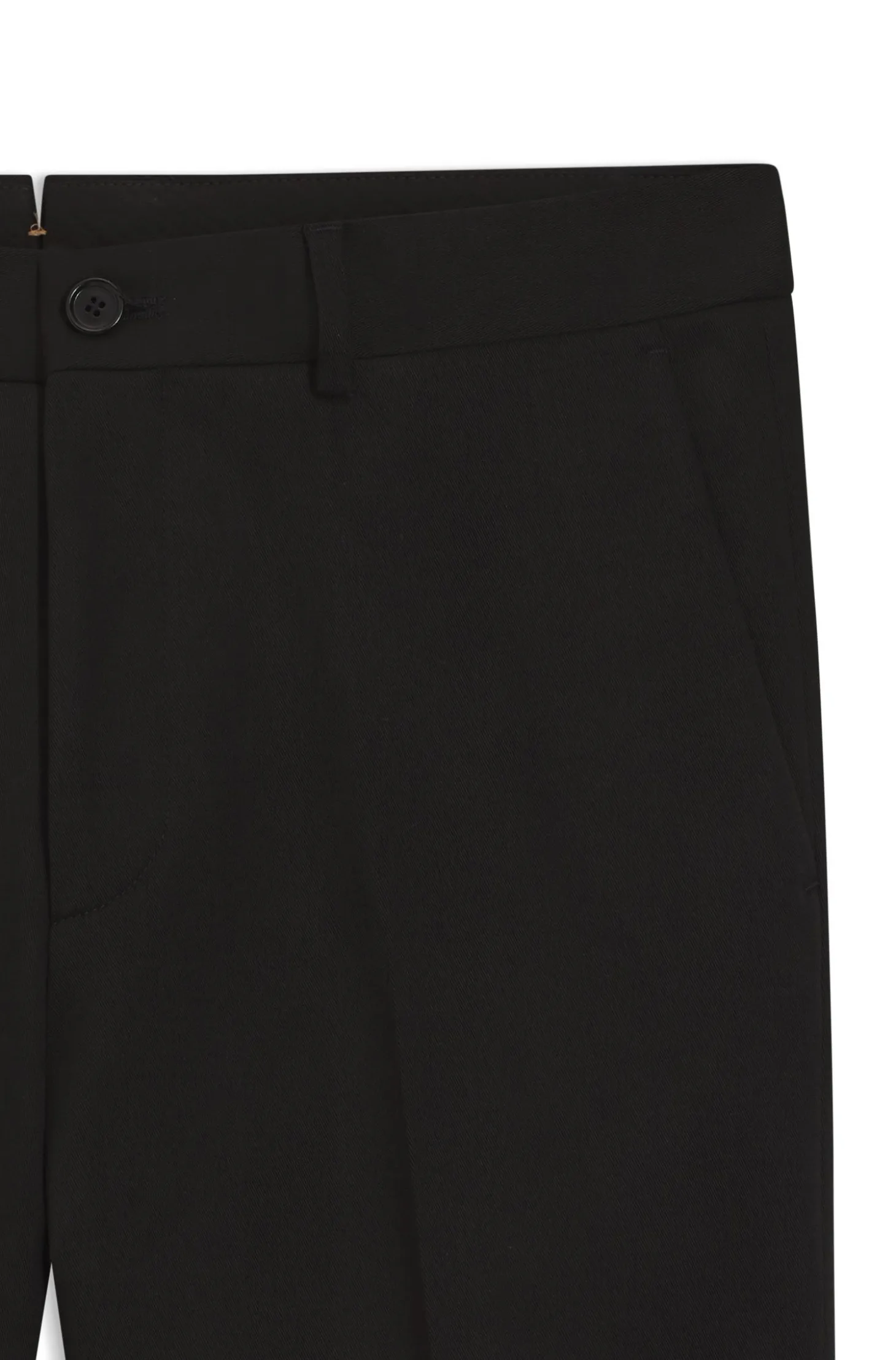 Slim-fit trousers in cotton, cashmere and stretch