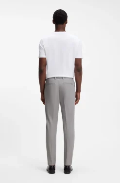Slim-fit trousers in four-way stretch fabric