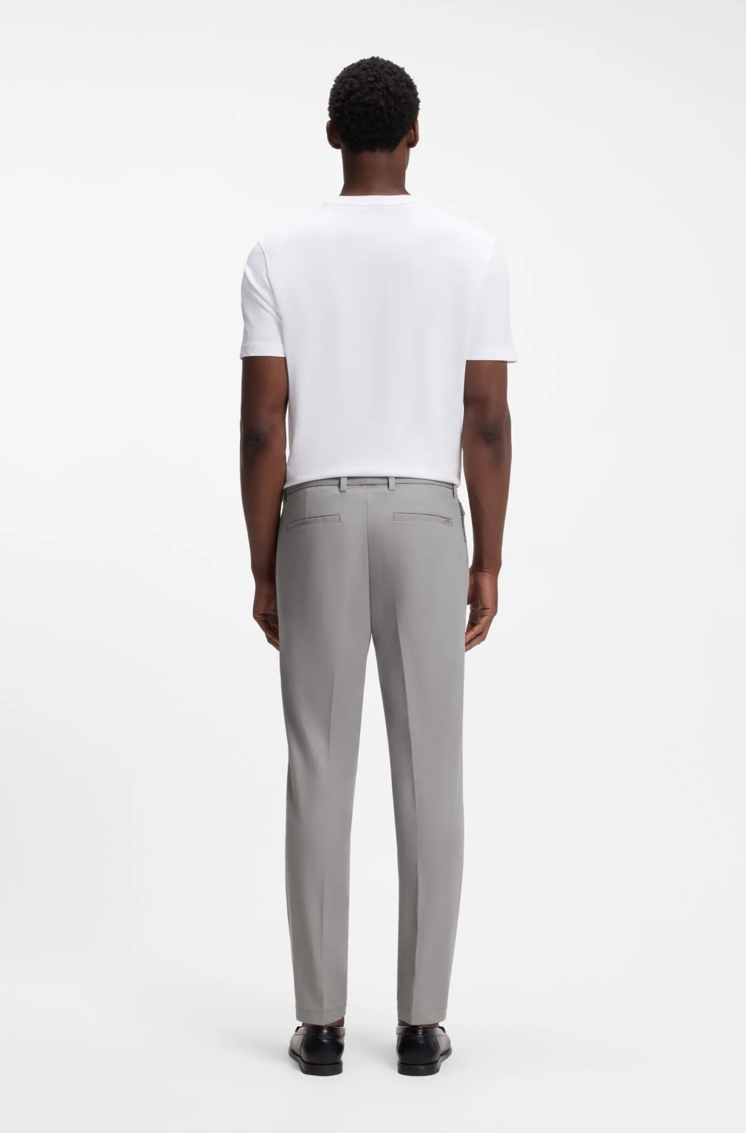 Slim-fit trousers in four-way stretch fabric
