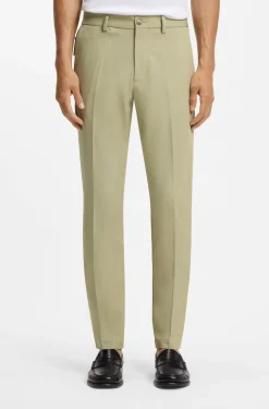 Slim-fit trousers in four-way stretch fabric