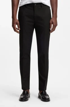 Slim-fit trousers in four-way stretch fabric
