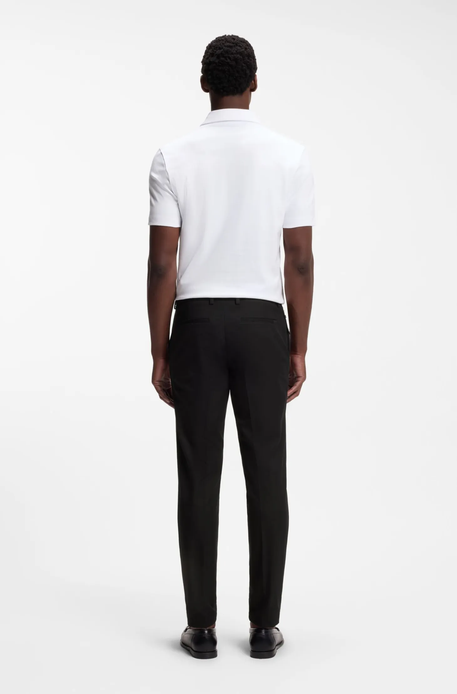 Slim-fit trousers in four-way stretch fabric