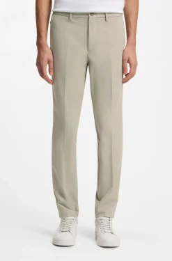 Slim-fit trousers in four-way stretch fabric