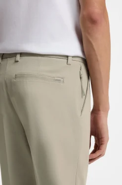 Slim-fit trousers in four-way stretch fabric