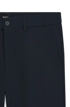 Slim-fit trousers in four-way stretch fabric