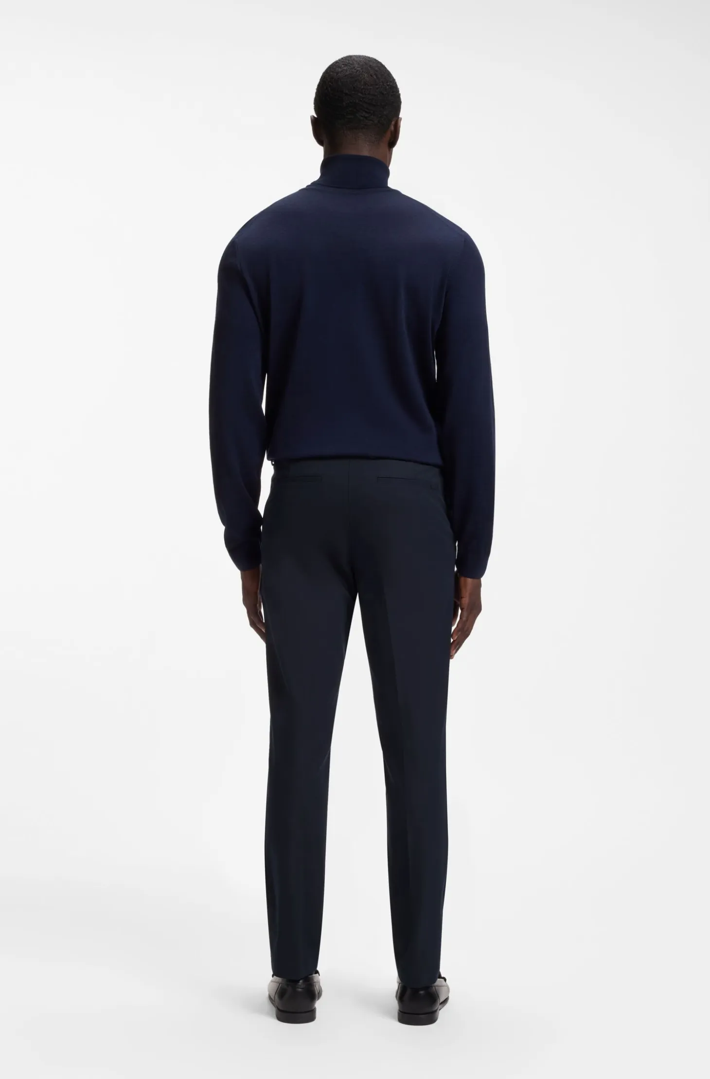 Slim-fit trousers in four-way stretch fabric