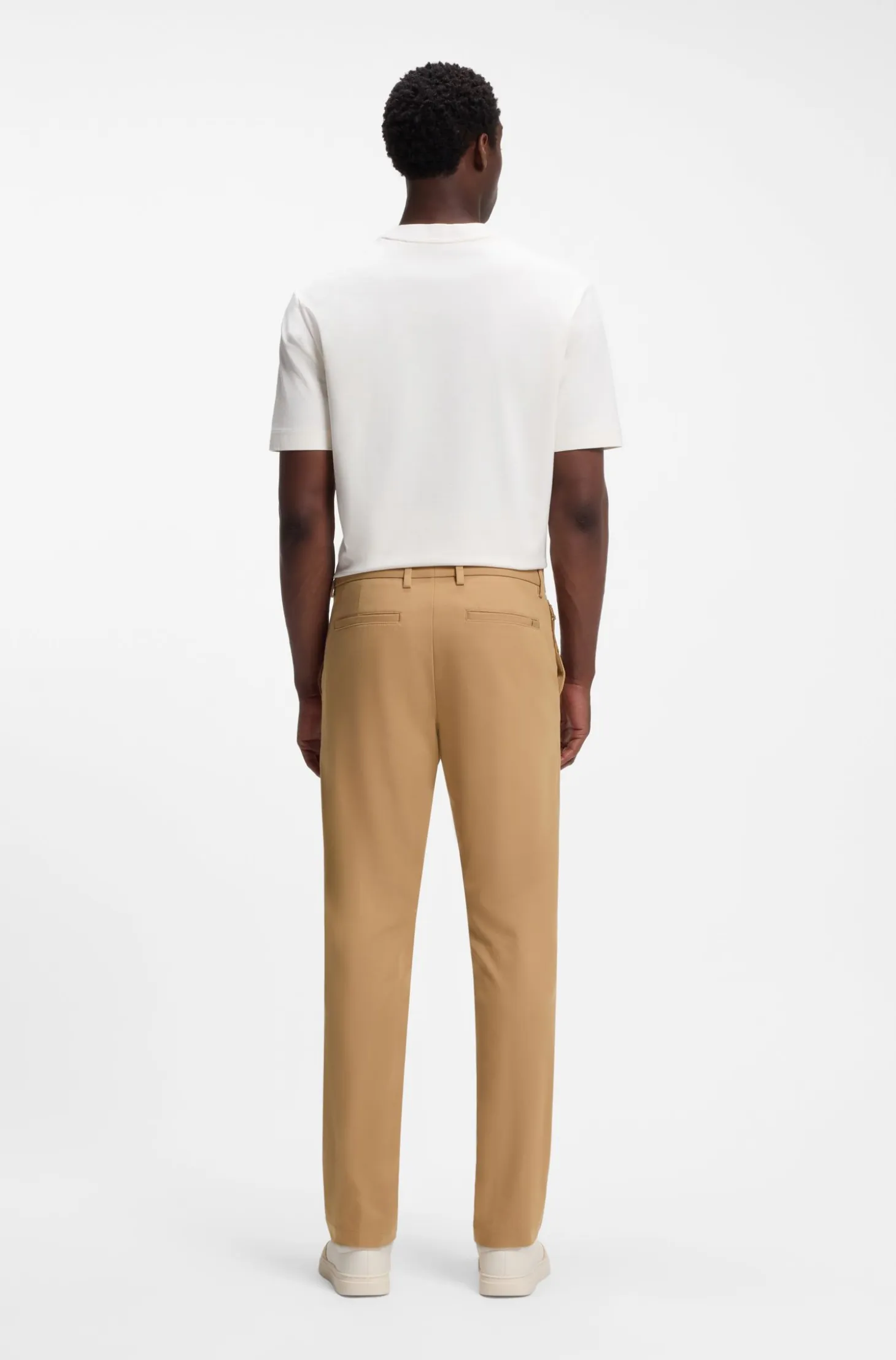 Slim-fit trousers in four-way stretch fabric