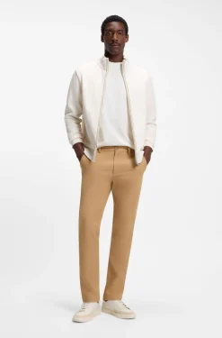 Slim-fit trousers in four-way stretch fabric
