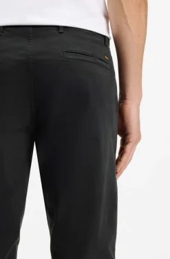 Slim-fit trousers in overdyed stretch satin
