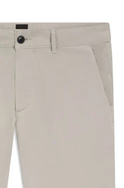 Slim-fit trousers in overdyed stretch satin