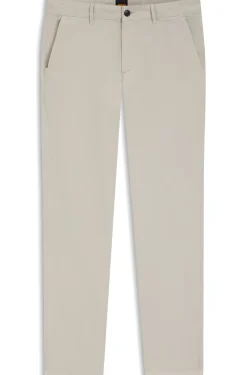 Slim-fit trousers in overdyed stretch satin