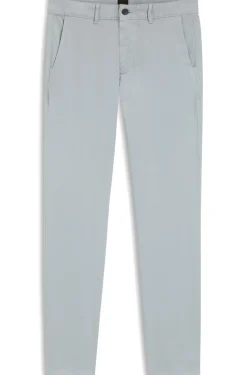 Slim-fit trousers in overdyed stretch satin