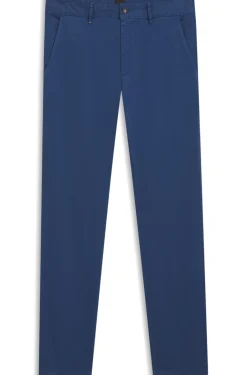 Slim-fit trousers in overdyed stretch satin