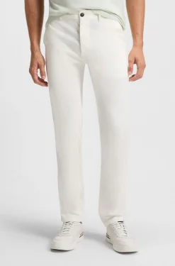 Slim-fit trousers in overdyed stretch satin