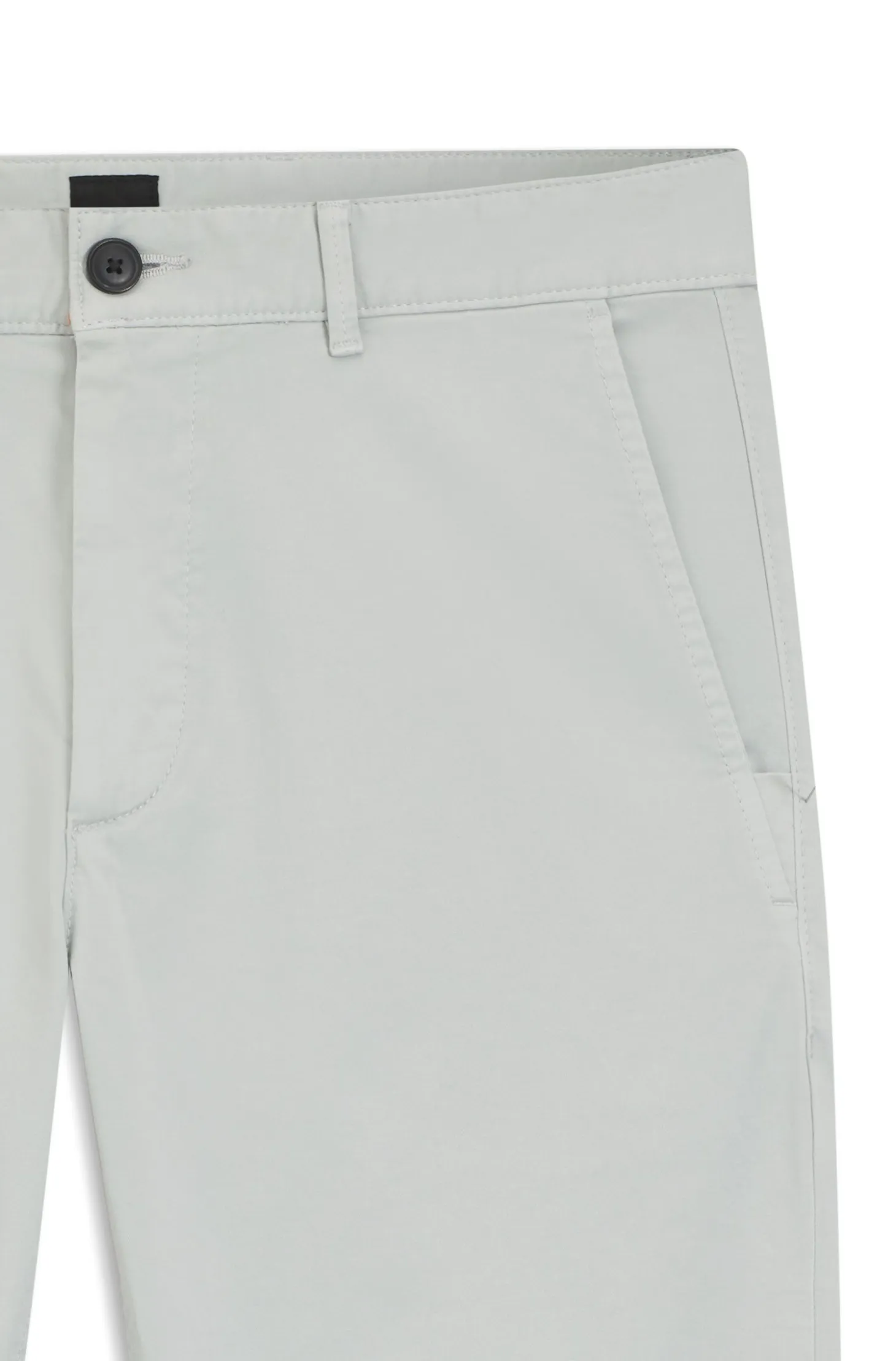 Slim-fit trousers in overdyed stretch satin