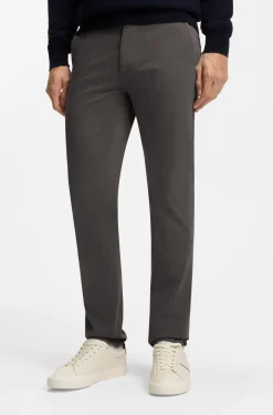 Slim-fit trousers in overdyed stretch satin