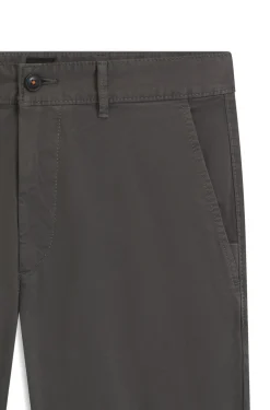 Slim-fit trousers in overdyed stretch satin