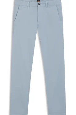 Slim-fit trousers in overdyed stretch satin