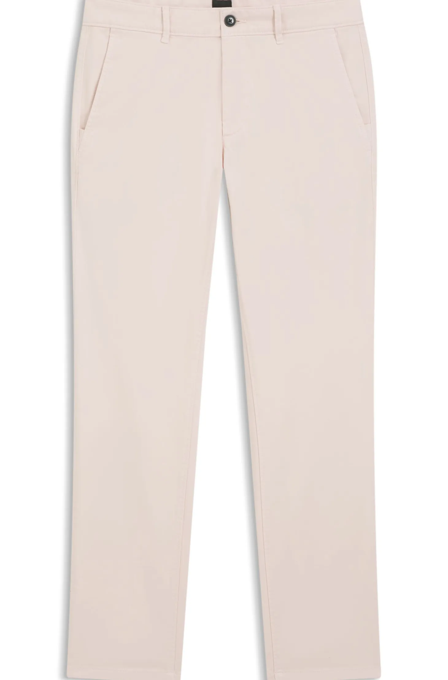 Slim-fit trousers in overdyed stretch satin