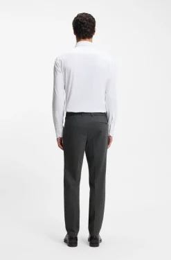 Slim-fit trousers in performance-stretch fabric