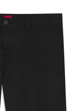Slim-fit trousers in stretch-cotton gabardine