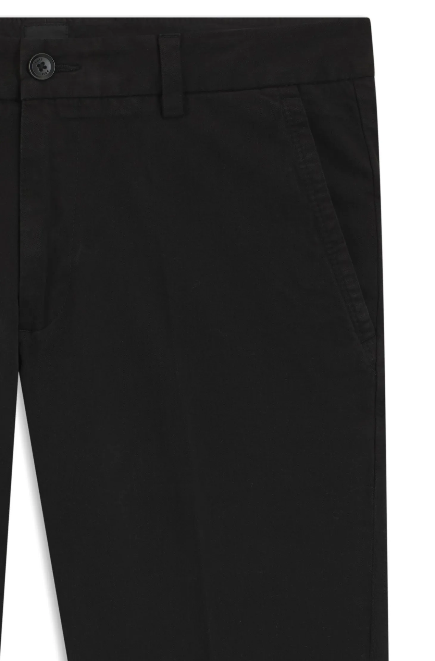 Slim-fit trousers in stretch-cotton gabardine