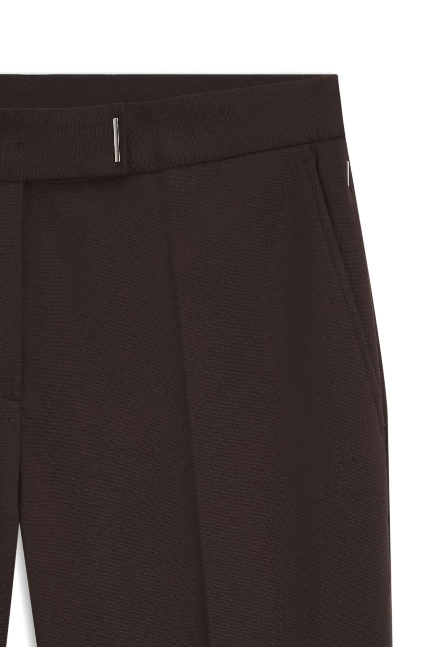 Slim-fit trousers in stretch jersey