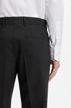 Slim-fit trousers in stretch wool