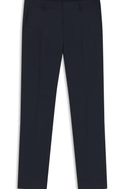 Slim-fit trousers in stretch wool