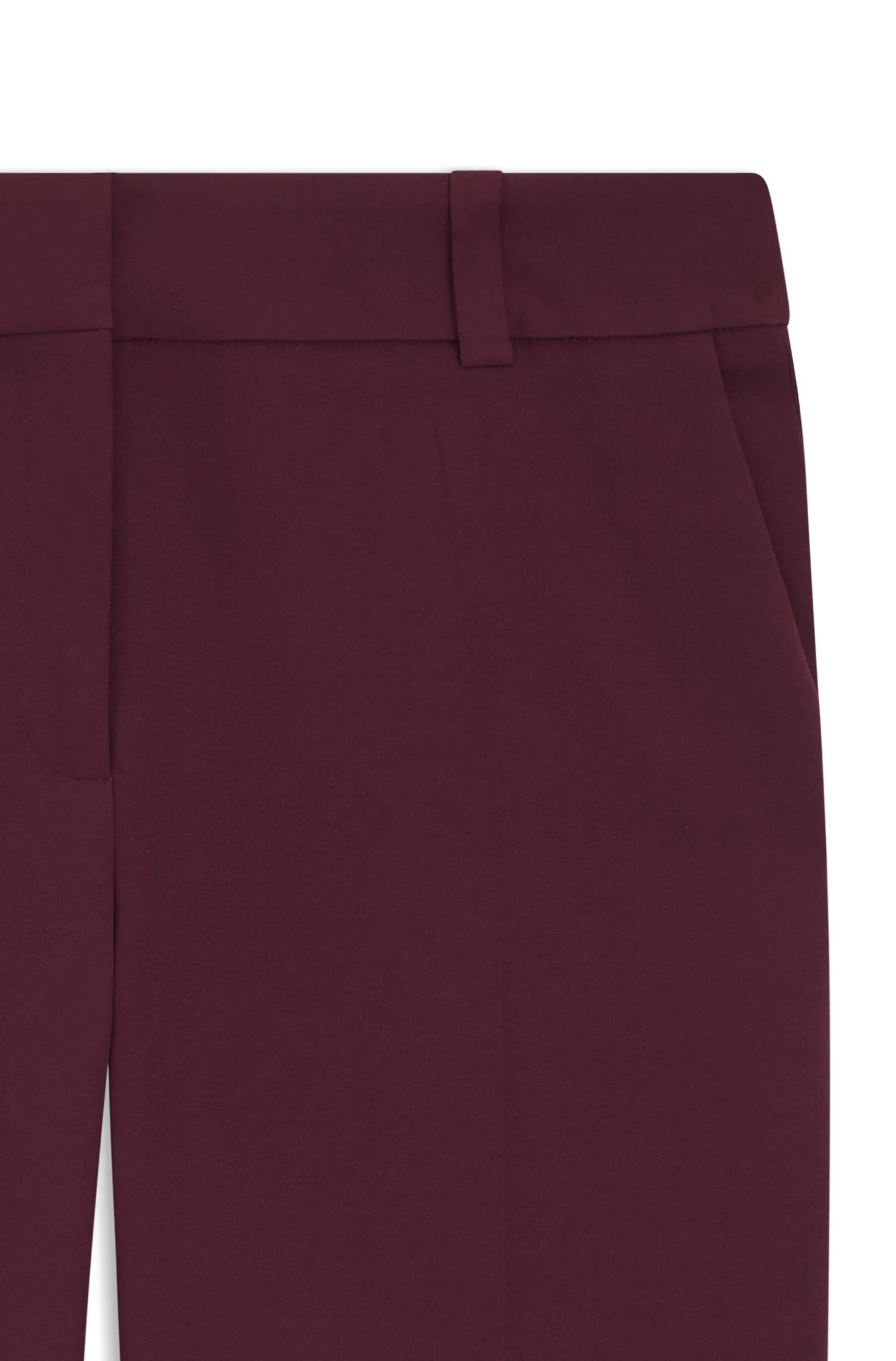 Slim-fit trousers with zip hems
