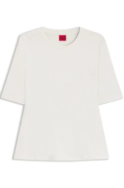 Slim-fit T-shirt in cotton, modal and stretch