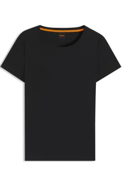 Slim-fit T-shirt in cotton with logo detail