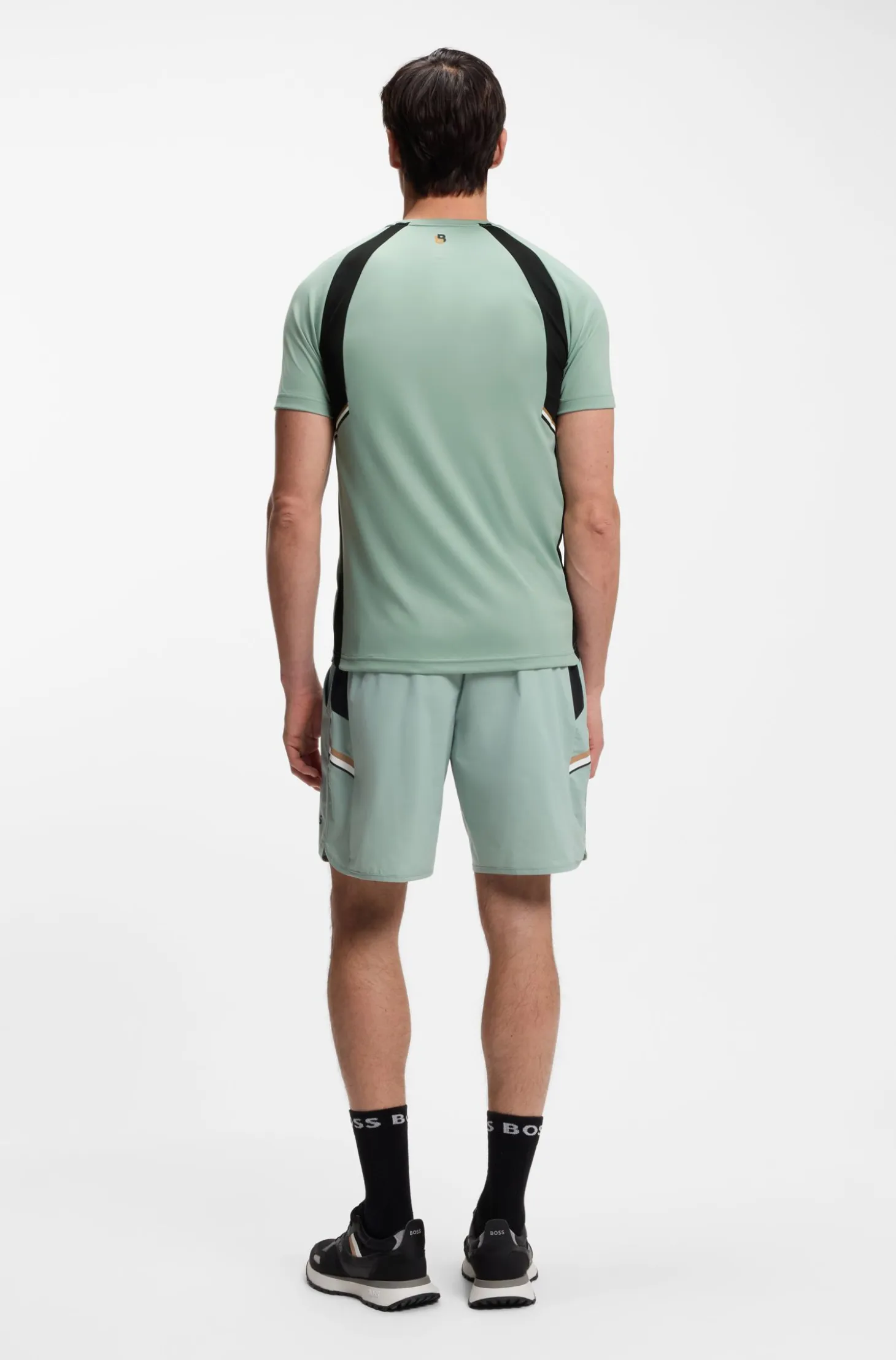 Slim-fit T-shirt in four-way stretch fabric