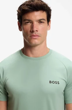 Slim-fit T-shirt in four-way stretch fabric