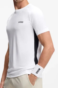 Slim-fit T-shirt in four-way stretch fabric