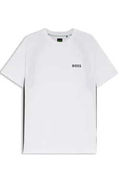 Slim-fit T-shirt in four-way stretch fabric