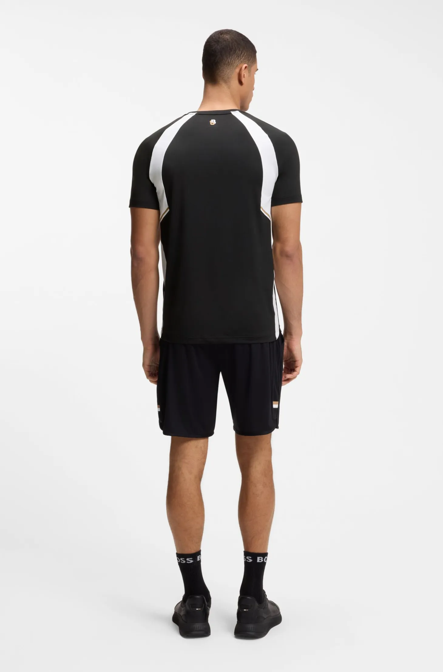 Slim-fit T-shirt in four-way stretch fabric