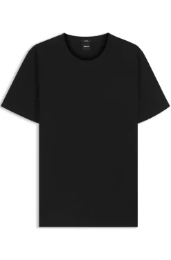 Slim-fit T-shirt in mercerised cotton