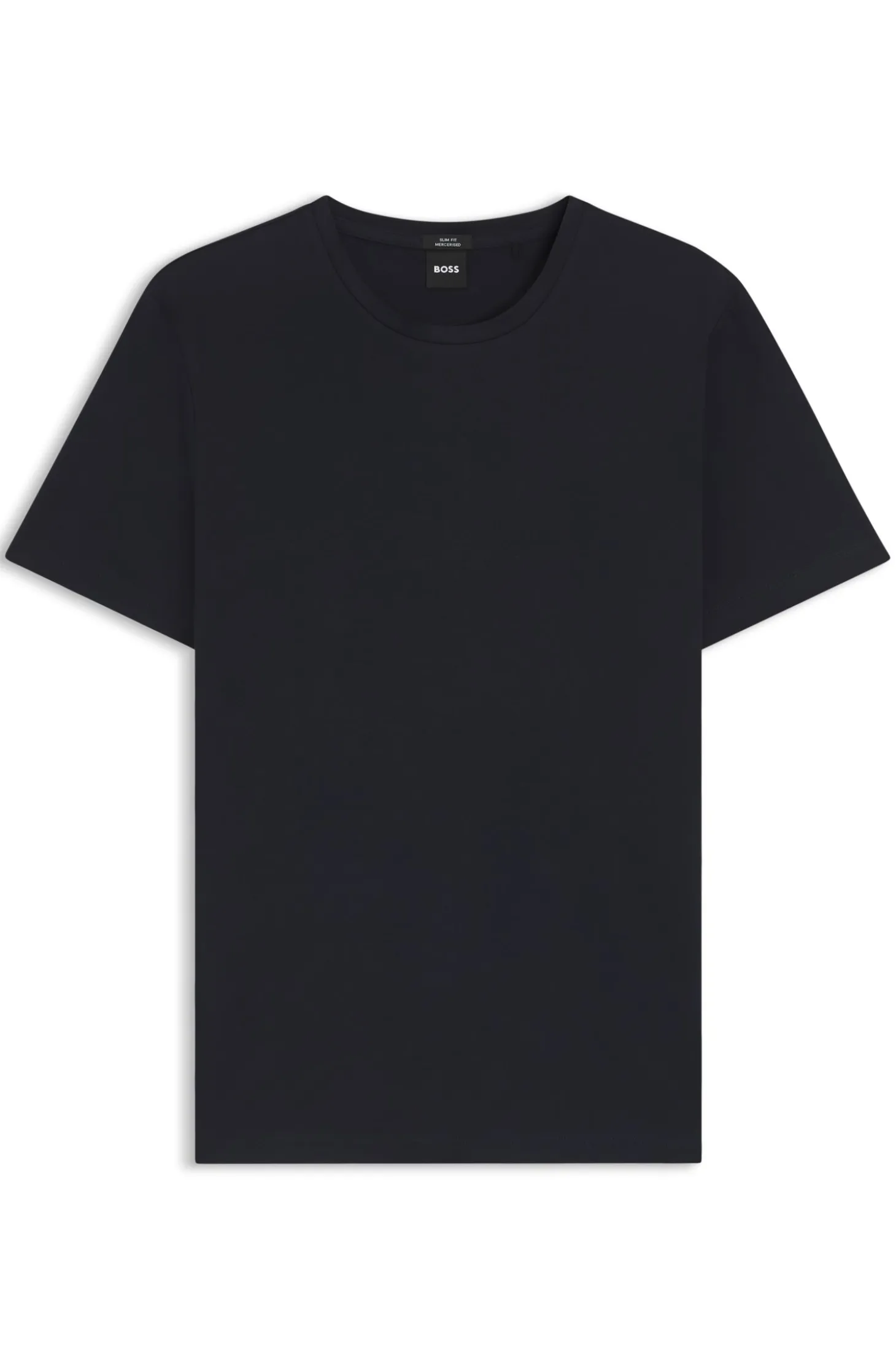 Slim-fit T-shirt in mercerised cotton