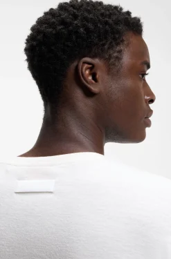 Slim-fit T-shirt in slub interlock
