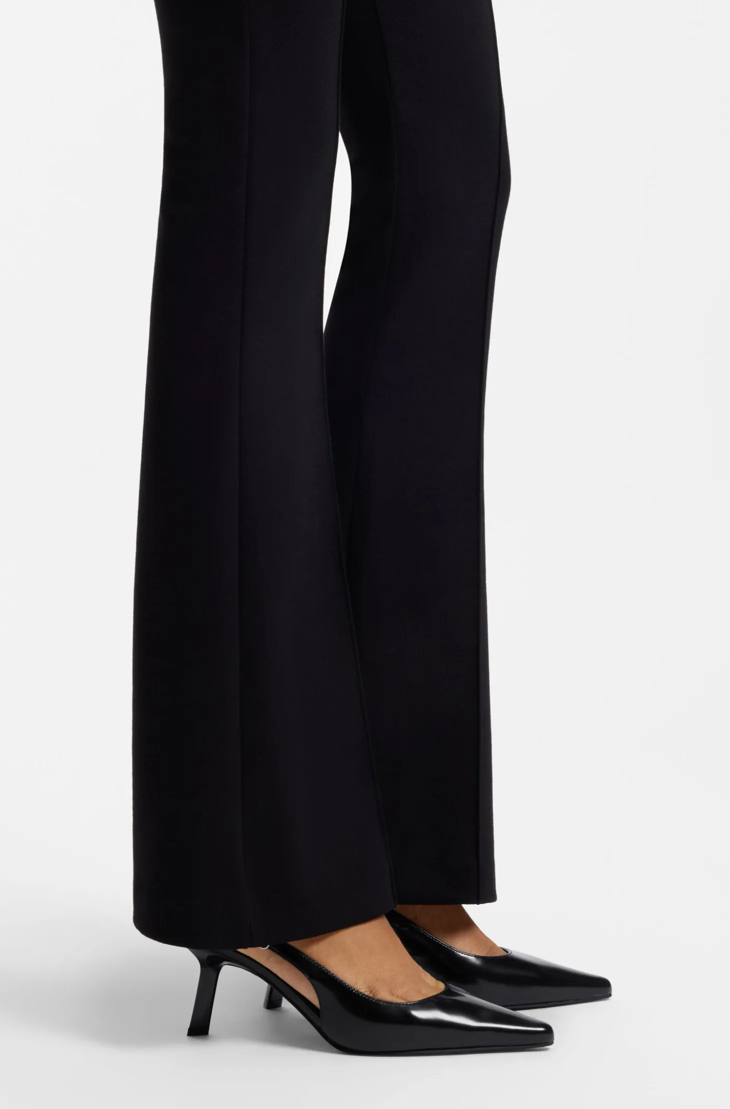 Slingback pumps in brush-off leather