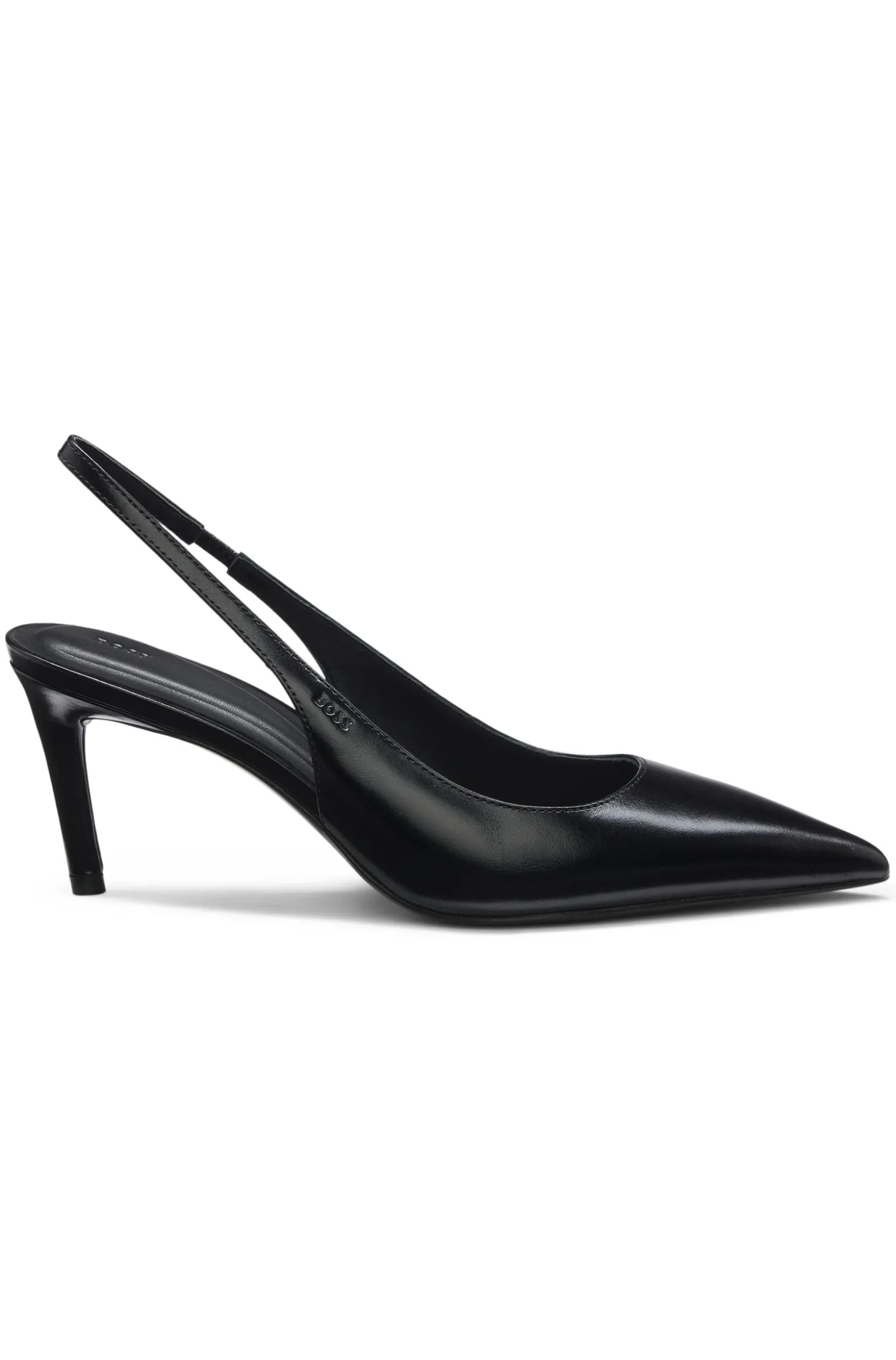 Slingback pumps in patent leather
