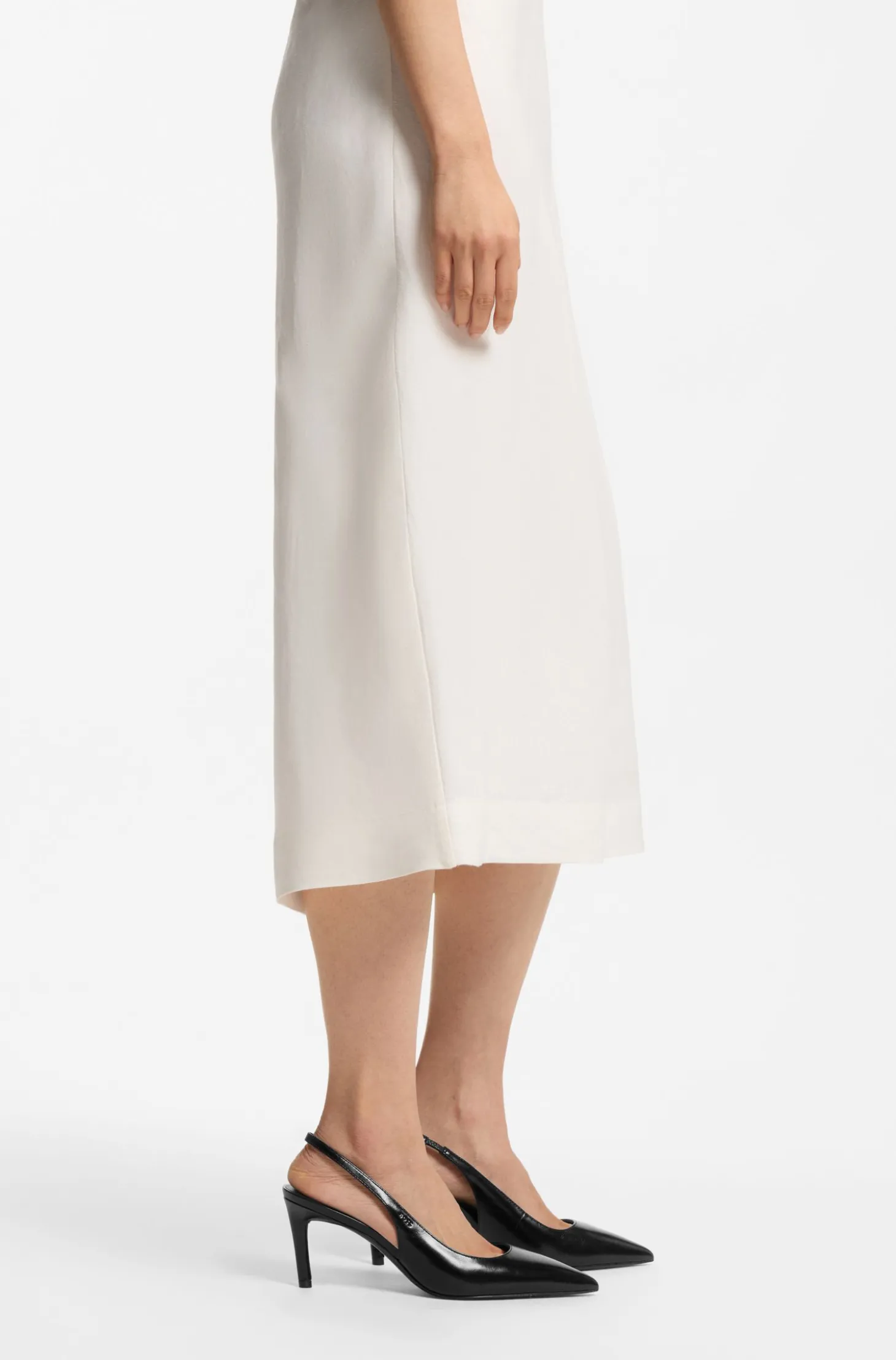 Slingback pumps in patent leather