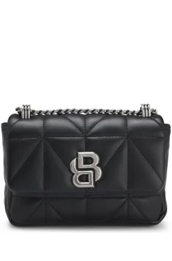 Small quilted shoulder bag with Double B monogram